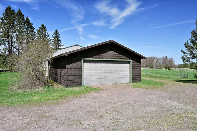 12642 Paddock Rd, Hayward, WI 54843 - view of detached garage