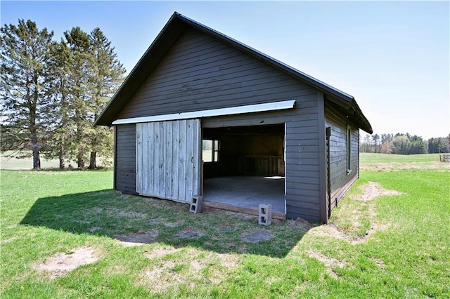 12642 Paddock Rd, Hayward, WI 54843 - view of detached garage