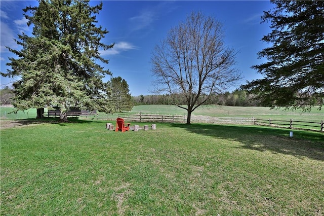 12642 Paddock Rd, Hayward, WI 54843 - view of yard featuring a view of countryside