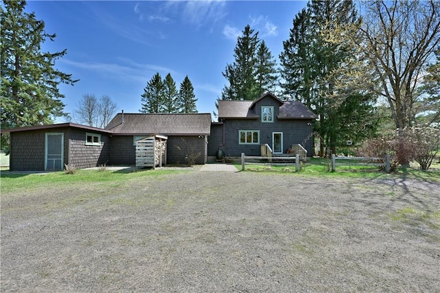 12642 Paddock Rd, Hayward, WI 54843 - rear view of house