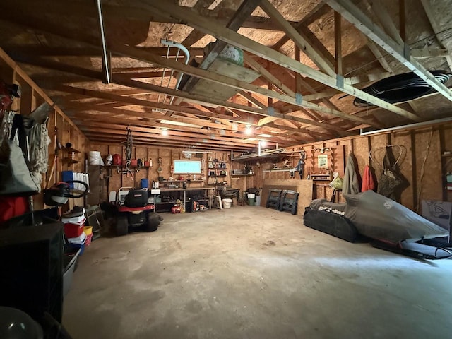 W10550 Hazelgreen Rd, Deerbrook, WI 54424 - view of garage