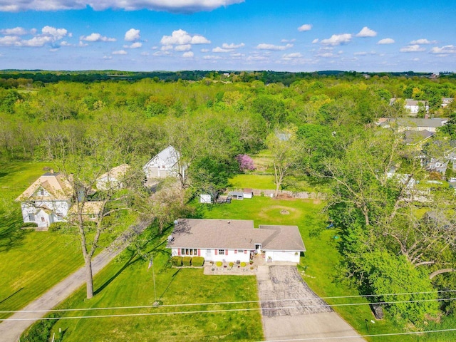 N2356 County Road D Ft, Atkinson, WI 53538 - aerial view of property and surrounding area with a heavily wooded area