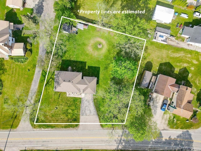 N2356 County Road D Ft, Atkinson, WI 53538 - aerial view of residential area featuring property boundaries highlighted