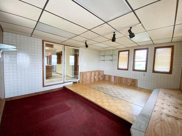 831 County Road Ig, Livingston, WI 53554 - unfurnished sunroom featuring rail lighting