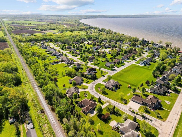 N8454 Muirfield Way, Menasha, WI 54952 - aerial perspective of suburban area featuring a nearby body of water