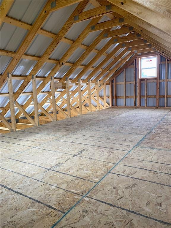 202 Huset Ln, Dallas, WI 54733 - view of attic