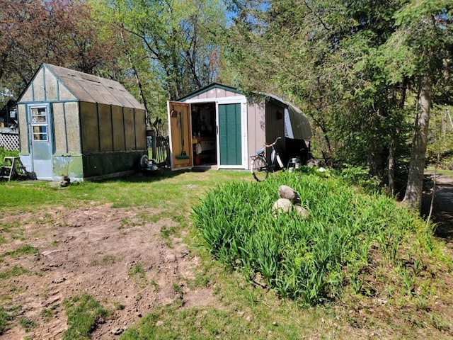 4055W Lester Ln, Loretta, WI 54896 - view of shed