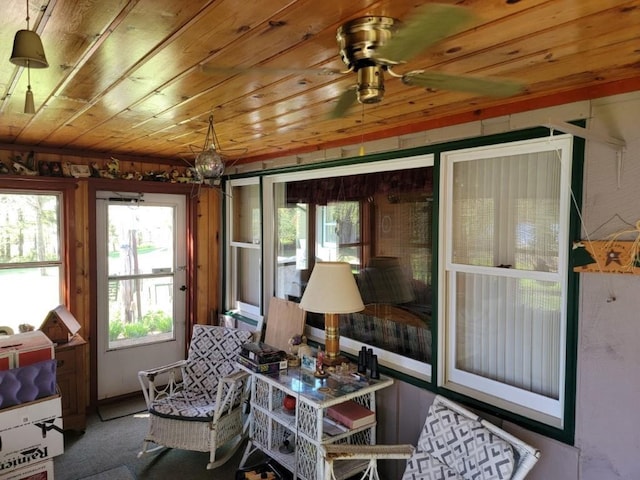 4055W Lester Ln, Loretta, WI 54896 - sunroom with healthy amount of natural light