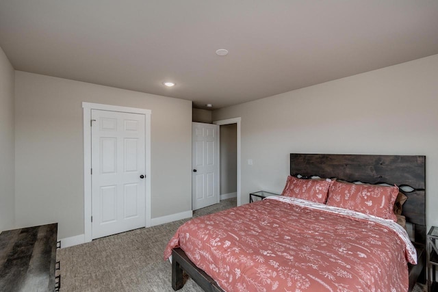 241 E Hubert St, Edgerton, WI 53534 - bedroom featuring carpet floors, baseboards, and recessed lighting