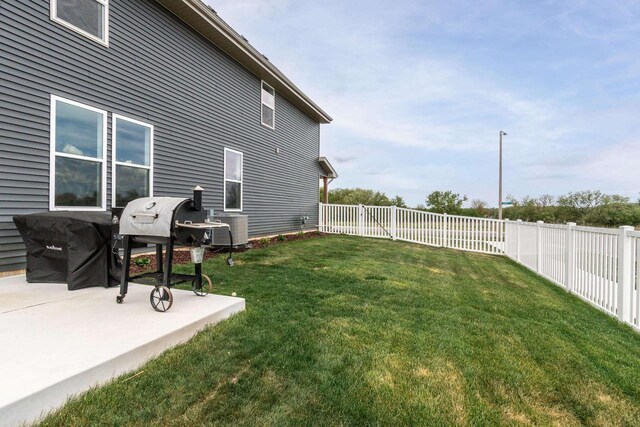 241 E Hubert St, Edgerton, WI 53534 - view of yard featuring a patio area