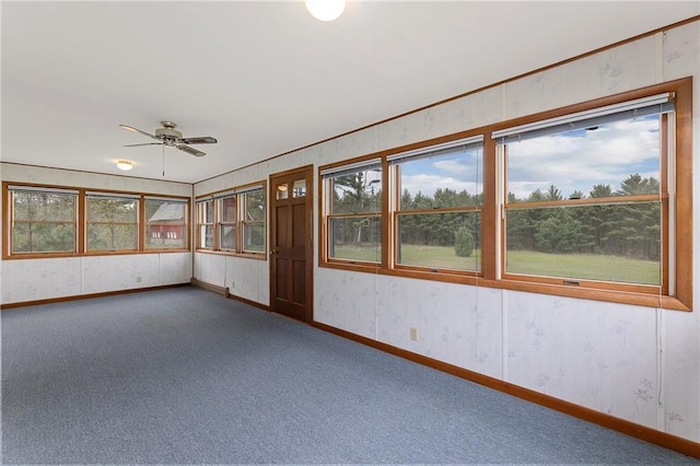 N7681 Jagielo Rd, Pittsville, WI 54466 - view of unfurnished sunroom
