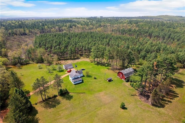 N7681 Jagielo Rd, Pittsville, WI 54466 - view of rural area with a heavily wooded area