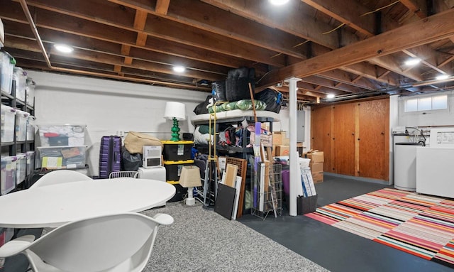 4106 Meyer Ave, Madison, WI 53711 - below grade area with washer / clothes dryer and electric panel