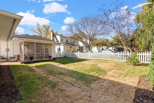 4106 Meyer Ave, Madison, WI 53711 - view of yard with a sunroom
