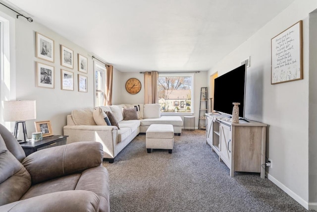 1578 Cass St, Green Bay, WI 54302 - carpeted living area with baseboards