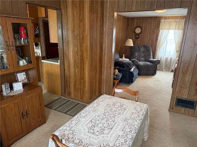 23923 Washington St, Independence, WI 54747 - bedroom with light colored carpet and wooden walls