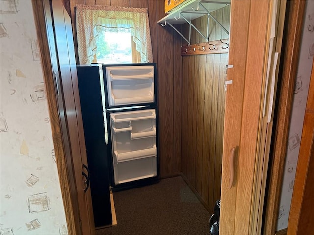 23923 Washington St, Independence, WI 54747 - detailed view of carpet and wood walls
