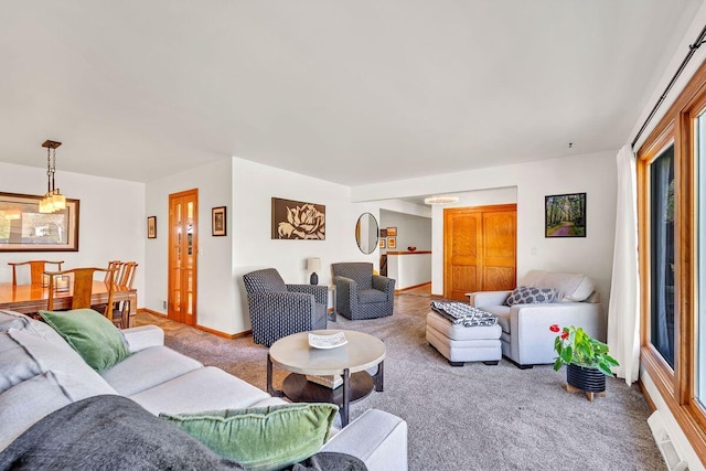 4619 Stonebridge Dr, Racine, WI 53404 - carpeted living room with plenty of natural light