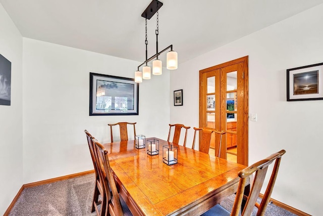 4619 Stonebridge Dr, Racine, WI 53404 - dining room with carpet floors and baseboards