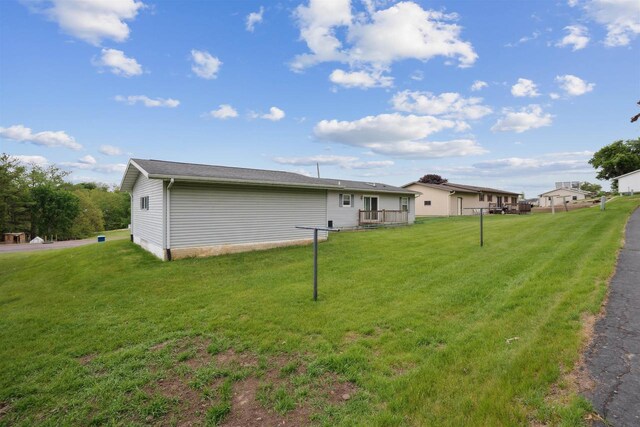 119 White St, Benton, WI 53803 - back of property featuring a lawn