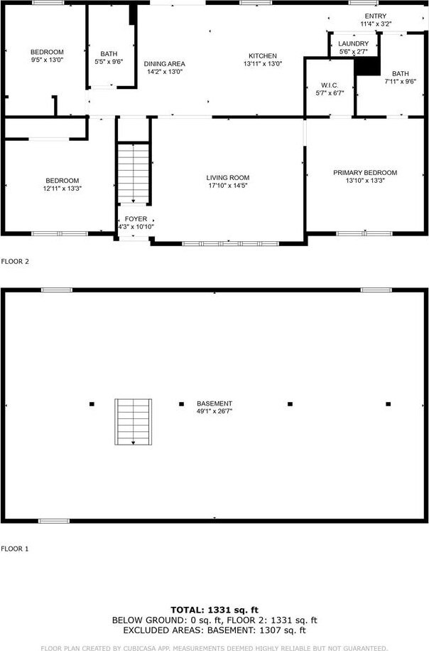 119 White St, Benton, WI 53803 - home floor plan