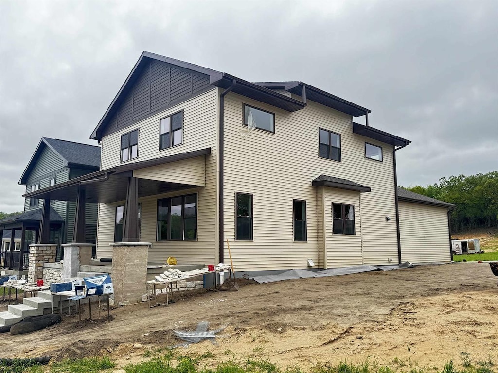 452 Gunderson Dr, Portage, WI 53901 - view of rear view of property
