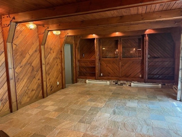 228227 County Road Y, Birnamwood, WI 54414 - stable featuring a baseboard radiator