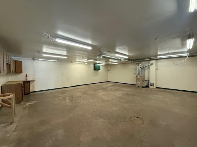 228227 County Road Y, Birnamwood, WI 54414 - garage with heating unit