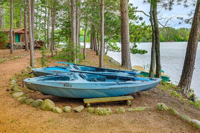 1948 Wild Life Ln, Eagle River, WI 54521 - view of yard featuring a water view