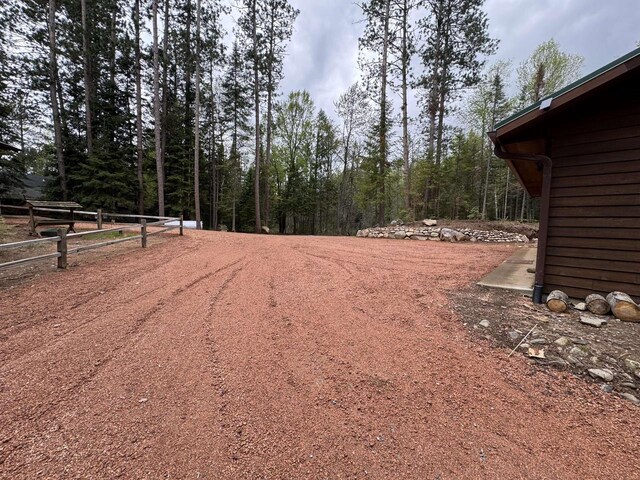 1948 Wild Life Ln, Eagle River, WI 54521 - view of yard with fence