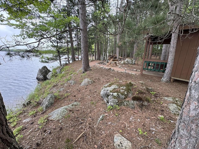 1948 Wild Life Ln, Eagle River, WI 54521 - view of yard with a water view