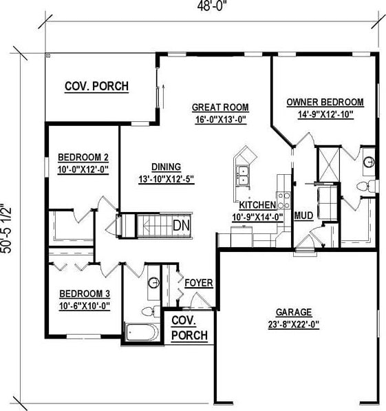 5150 Fairmont Dr, Milton, WI 53563 - room layout