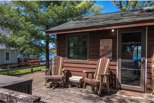 601 Idlewild St Unit 104, Balsam Lake, WI 54810 - view of deck