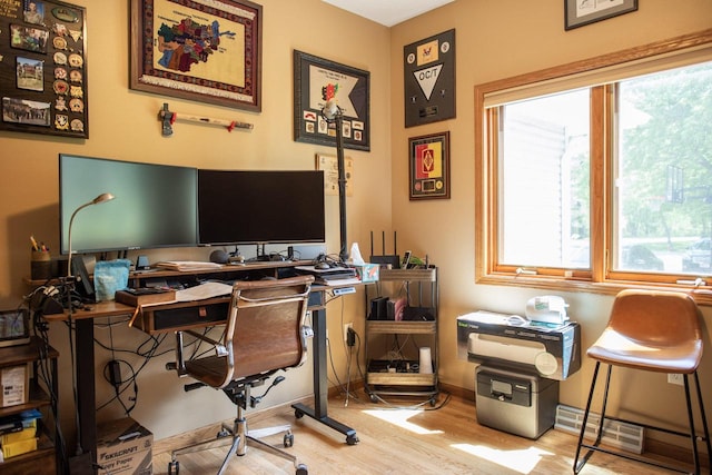 23718 Emblem Ave, Tomah, WI 54660 - home office featuring wood finished floors