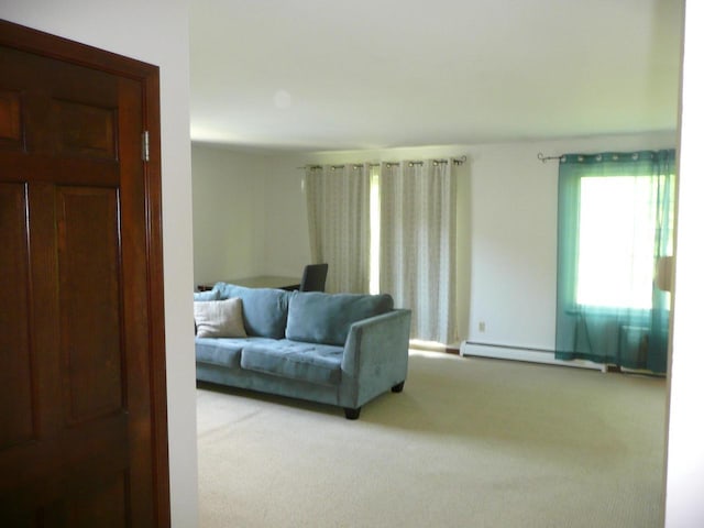 2146 Allen Blvd Unit 3, Middleton, WI 54562 - carpeted living area with baseboard heating