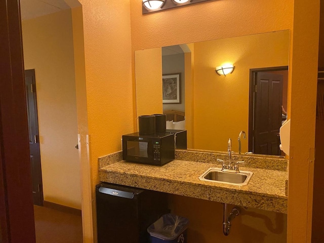 2411 River Rd Unit 2443, Wisconsin Dells, WI 53965 - bathroom with a sink and a textured wall