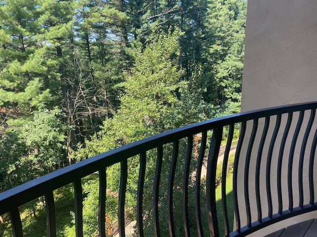 2411 River Rd Unit 2443, Wisconsin Dells, WI 53965 - balcony with a forest view
