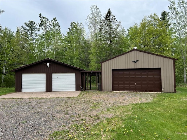 W4670 County Highway F, Springbrook, WI 54875 - view of detached garage