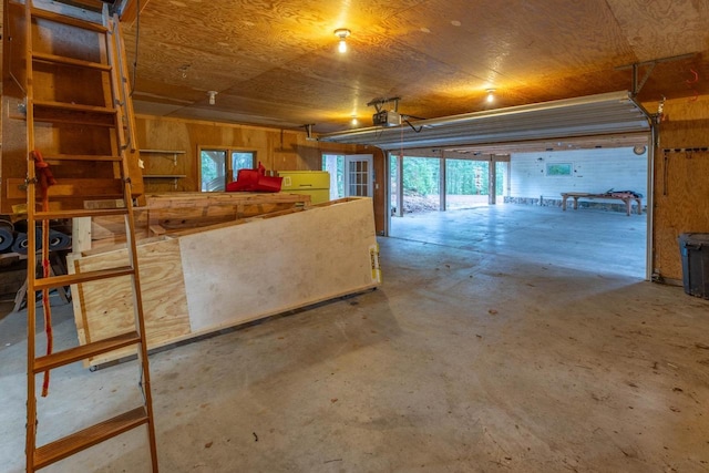 8395 Woolpy Dr, Minocqua, WI 54548 - garage featuring a garage door opener