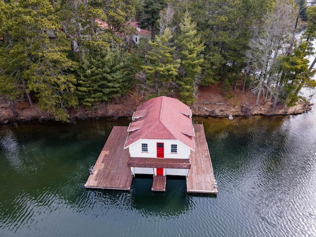 8395 Woolpy Dr, Minocqua, WI 54548 - dock area with a water view