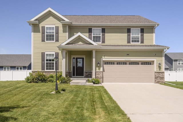 W242N5663 Simona Dr, Sussex, WI 53089 - view of front facade with concrete driveway and an attached garage