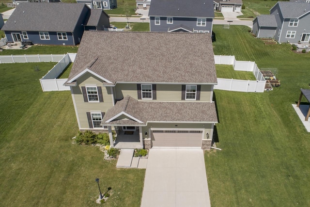 W242N5663 Simona Dr, Sussex, WI 53089 - aerial view of residential area