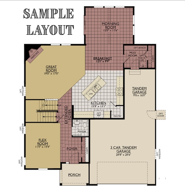 W242N5663 Simona Dr, Sussex, WI 53089 - property floor plan