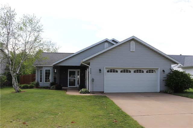 3530 Briarcrest Dr, Eau Claire, WI 54701 - ranch-style house featuring a garage and concrete driveway