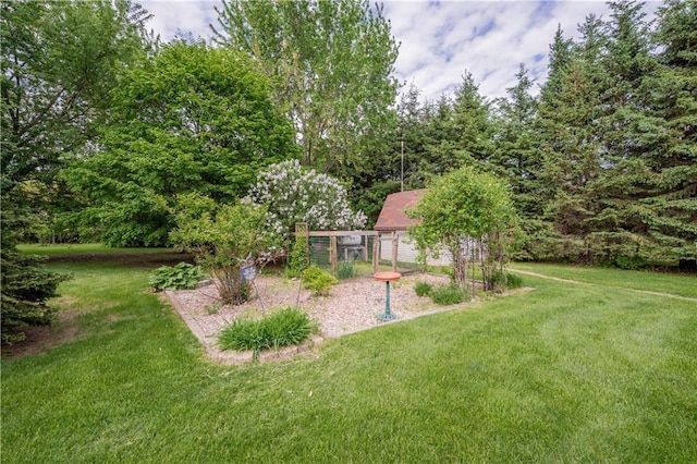 18886 53rd Ave, Chippewa Falls, WI 54729 - view of green lawn with an outdoor structure