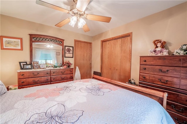18886 53rd Ave, Chippewa Falls, WI 54729 - bedroom with ceiling fan