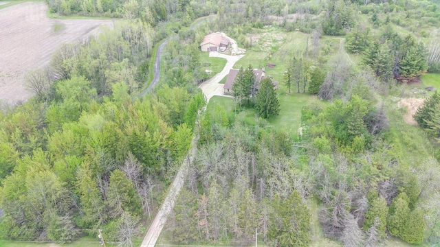 N124W13900 Lovers Ln, Germantown, WI 53022 - aerial view of property's location featuring a heavily wooded area