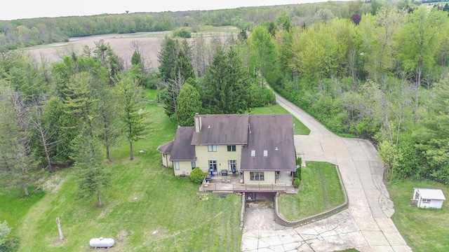 N124W13900 Lovers Ln, Germantown, WI 53022 - view from above of property featuring a forest