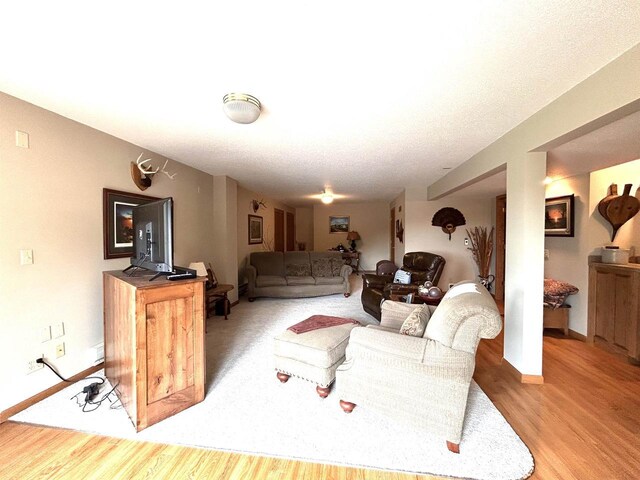 12541 Fleetwood Rd, Tomah, WI 54660 - living area featuring wood finished floors and baseboards