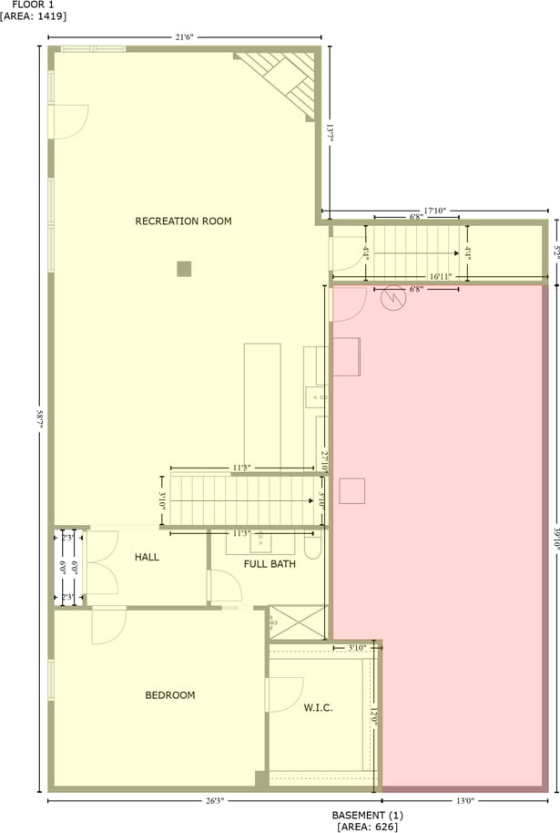 5021 Sherwood Ct, Burlington, WI 53105 - room layout